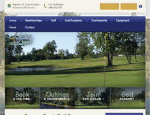 Tablet Screenshot of carmancreekgolf.com